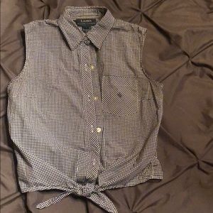 Lauren Ralph Lauren black and white checkered